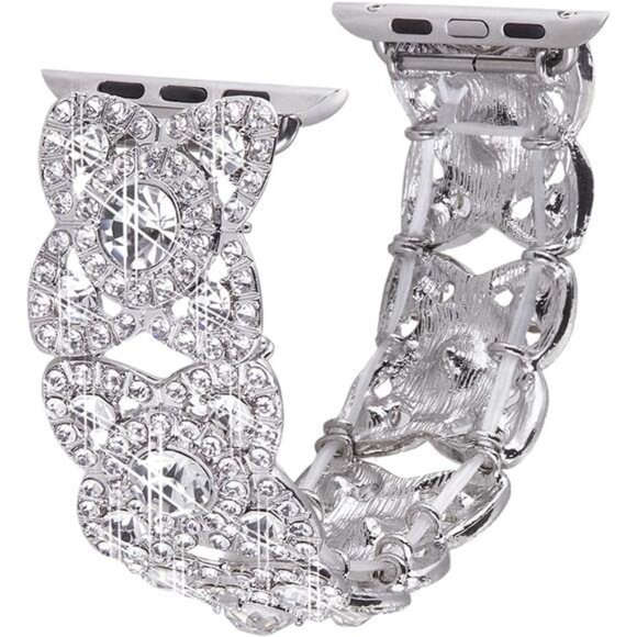 Bling Bands for Compatible with Apple Watch 38mm 40mm 42mm 44mm 41mm 45mm 49mm - Picture 4 of 5